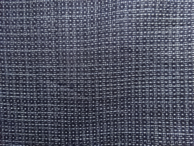 JAPANESE KIMONO / ANTIQUE MENS KIMONO / SILK / DOROZOME / OSHIMA TSUMUGI